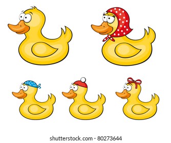 Duck Family Stock Vector (Royalty Free) 80273644 | Shutterstock