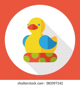duck flat icon