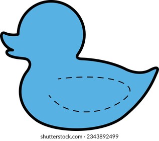 Duck flat vector icon flat vector icon