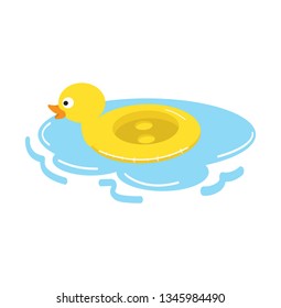 duck float swimming pool ring