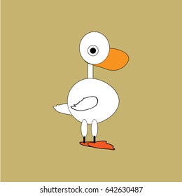 Duck, goose -  vector illustration