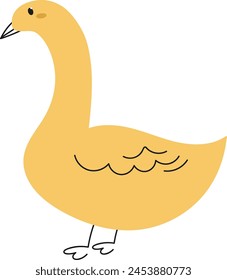 Duck Hand Drawn Vector Illustration