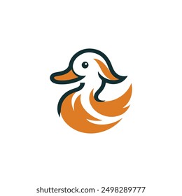 duck head icon vector illustration and arts