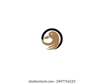 Duck head logo,duck logo vector