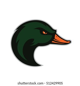 Duck Head Mascot