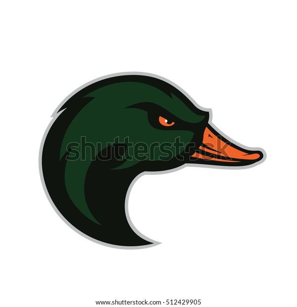 Duck Head Mascot Stock Vector (Royalty Free) 512429905