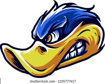 duck head mascot design
