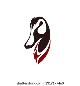 duck head mascot logo designs