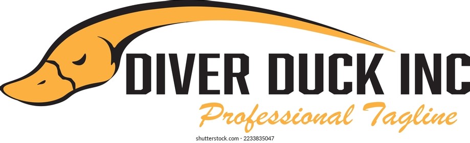 Duck Head Vector Business Logo 