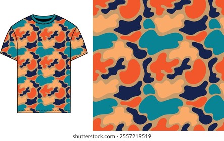 duck hunter camouflage, vector camouflage design, camouflage pattern