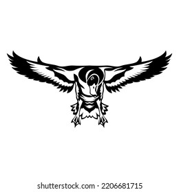 Duck hunting illustration logo vector 

