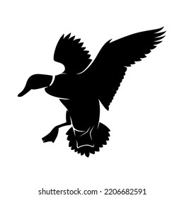 Duck Hunting Illustration Logo Vector Stock Vector (Royalty Free ...