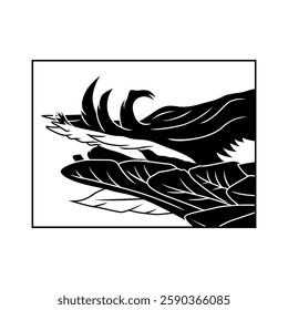 duck hunting illustration logo vector image t shirt