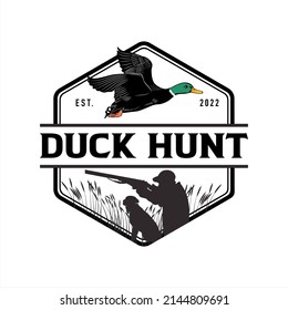 Duck Hunting Logo Design Ideas Vector Stock Vector (Royalty Free ...