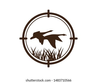 Duck Hunting Sign or Symbol