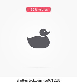 duck icon. animal sign
