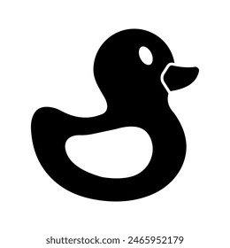 Duck icon. animal sign color editable