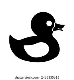 Duck icon. animal sign color editable
