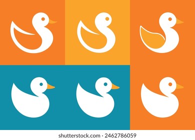 Duck Icon Art illustration design