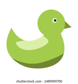 duck icon design, vector animal illustration design