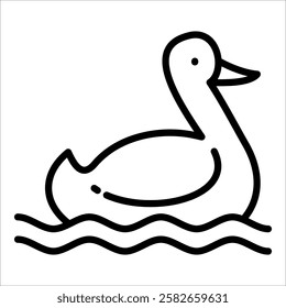 Duck Icon Element For Design