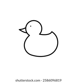 Duck icon Flat fill set collection