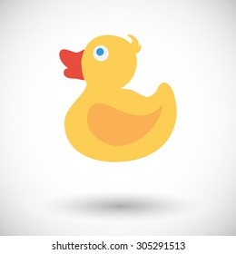 Duck icon. Flat vector related icon for web and mobile applications. It can be used as - logo, pictogram, icon, infographic element. Vector Illustration. 