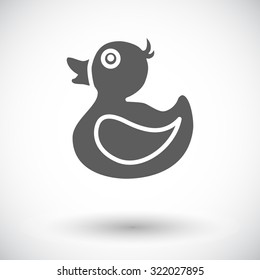 Duck icon. Flat vector related icon for web and mobile applications. It can be used as - logo, pictogram, icon, infographic element. Vector Illustration. 