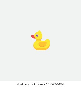 duck icon graphic element Illustration template design