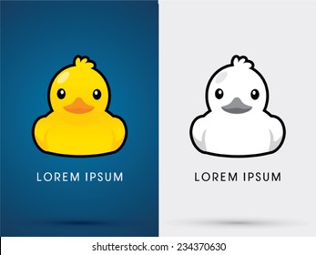 Duck Icon, Graphic, Symbol, Logo, Vector.