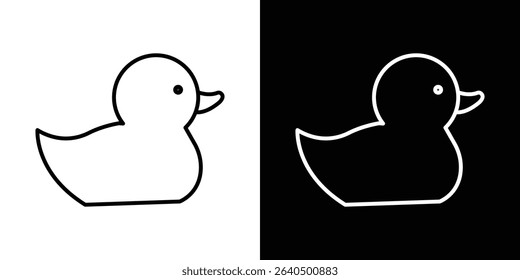 Duck icon Graphic vector set for ui design
