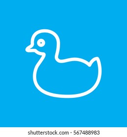 duck icon illustration isolated vector sign symbol