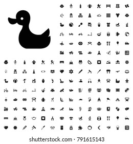 Duck icon illustration isolated vector sign symbol. baby icons vector set.