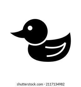 Duck icon isolated on white background