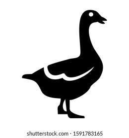 duck icon isolated sign symbol vector illustration - high quality black style vector icons
