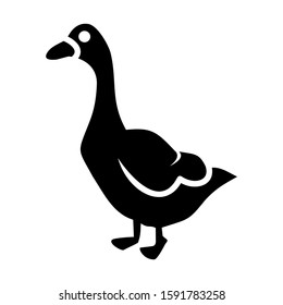 duck icon isolated sign symbol vector illustration - high quality black style vector icons
