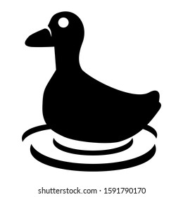 duck icon isolated sign symbol vector illustration - high quality black style vector icons

