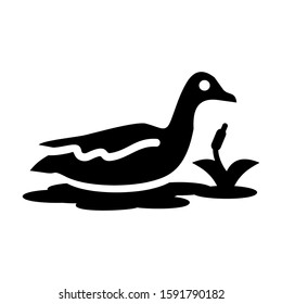 duck icon isolated sign symbol vector illustration - high quality black style vector icons
