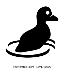 duck icon isolated sign symbol vector illustration - high quality black style vector icons
