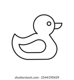 Duck icon. isolated vector icon.