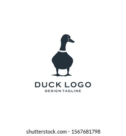 duck icon logo design modern minilmalist