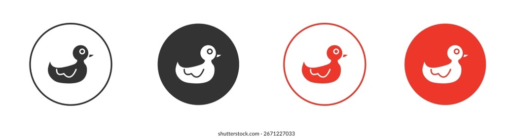 Entensymbol für Logo, Vektorsymbol für Design