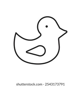 Duck icon. simple vecor icon.