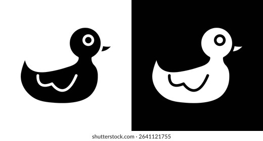 Duck icon symbols. Vector illustration.
