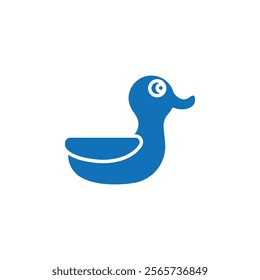 Duck icon Thin line illustration set