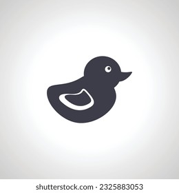 Entensymbol. Spielzeugente-Symbol