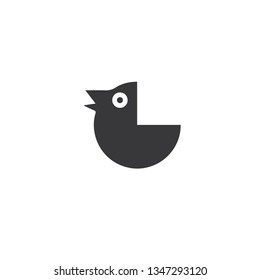 Duck icon, vector