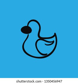 duck icon vector