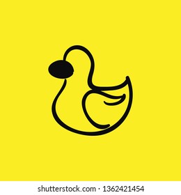 duck icon vector