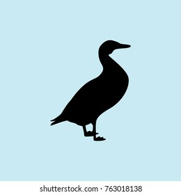 duck icon vector